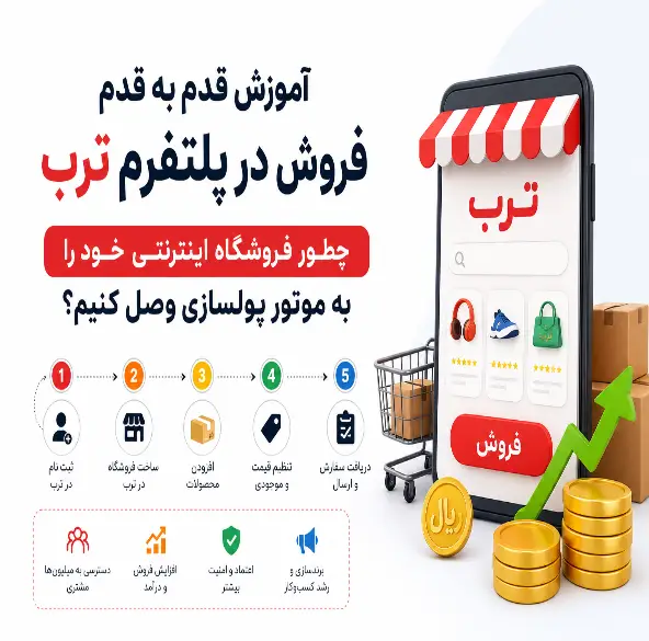 آموزش قدم به قدم فروش در پلتفرم ترب؛ چطور فروشگاه اینترنتی خود را به موتور پولسازی وصل کنیم؟